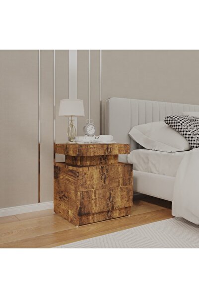 Concept Noptieră, stejar afumat, 45x35x52 cm, PAL