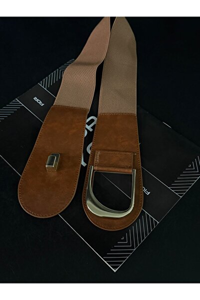 Fiori curea de damă elastică cu cataramă de aur, centură pentru jachetă, cent...