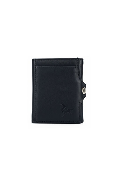 Lacoz Trifold Genuine Leather Wallet with RFID Protection for Men