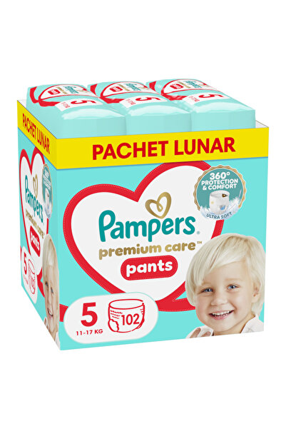 Pampers Πάνες-Βρακάκια Premium Care XXL, Μέγεθος Κουτιού 5, 12-17 κιλά, 102 τ...