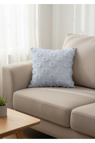 Sivalde بوم بوم بوهيمي من الشانيل للزينة غطاء وسادة رمادي، مزدوج الوجهين، 43x...