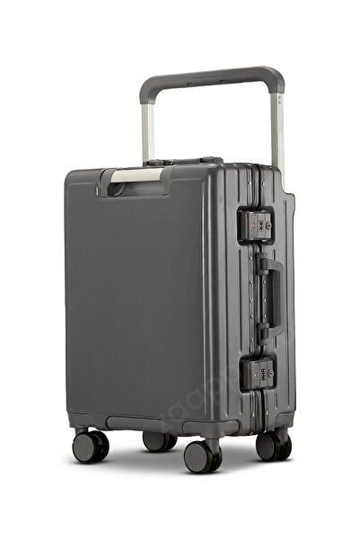 ZAAPPY Wide Handle Hard Shell Aluminum Framed 20 Inch(8-10kg) Cabin Size Lugg...