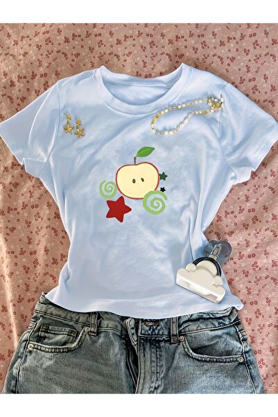 Toum Belt Boy Retro Elma Cropped Blouse