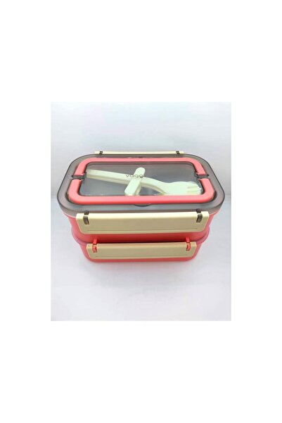 Vagon Vagonlıfe Lunch Box Steel 1600ml Pink Bl2221-2