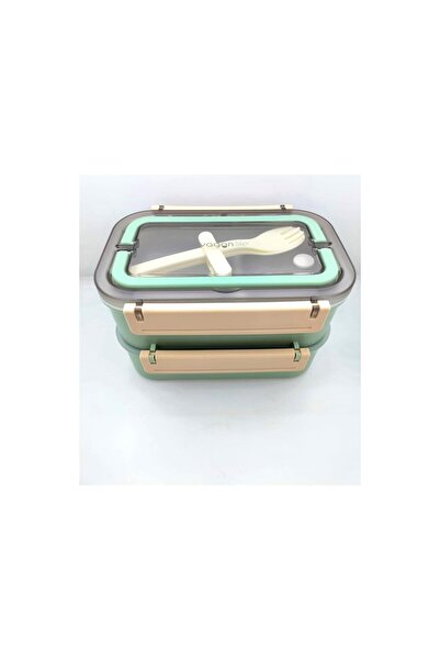 Vagon Vagonlıfe Lunch Box Steel 1600ml Green Bl2221-2
