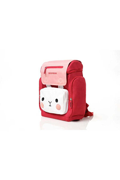 Beddybear Red Rabbit Backpack, For Kids, Large, Water Resistant,
