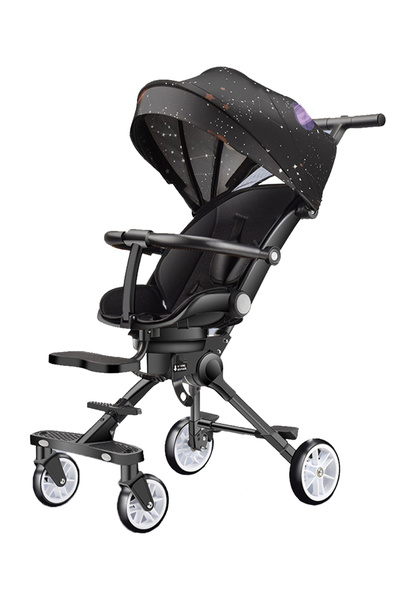 Ma Baby One-button Folding Can Sit And Lie Flat Two-way Stroller