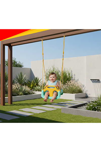 varioshop VarioShop® 3-in-1 baby swing, bumper bar, removable backrest, adjus...