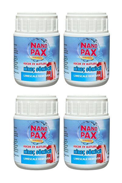 NanoPax Kettle & Kahve Makinesi & Ütü İçin Güçlü ve Etkili Kireç Çözücü Toz 4...