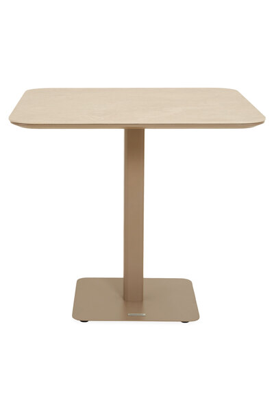 Maison Mex Square garden/terrace table PIEMONTE L.80 l.80 H.73 champagne/beige