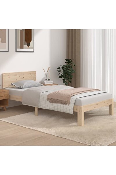Concept Cadru de pat Single 3FT, 90x190 cm, lemn masiv