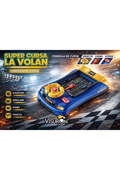 ZanaCasei Consolă interactivă de aventură cu curse pentru copii – Simulator a...