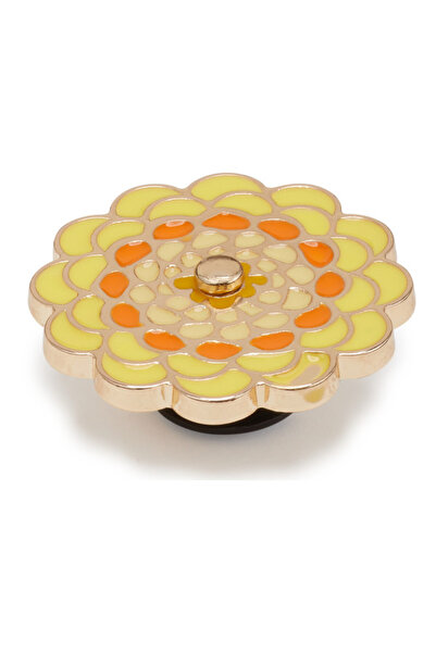 Crocs Jibbitz Yellow Spinner Flower