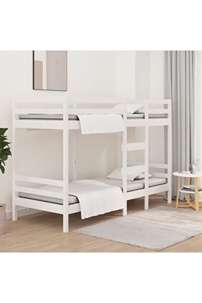 Concept Κουκέτα, λευκή, 75x190 εκ., μασίφ ξύλο πεύκου