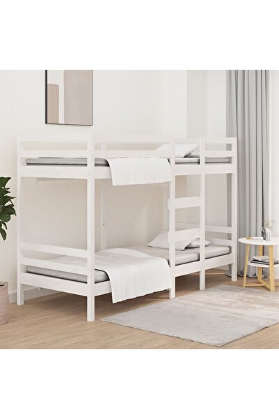 Concept Κουκέτα, λευκή, 90x200 εκ., μασίφ ξύλο πεύκου