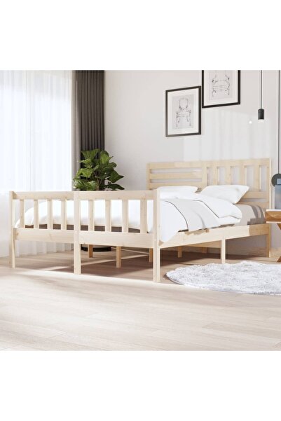 Concept Σκελετός κρεβατιού, 160x200 εκ., μασίφ ξύλο