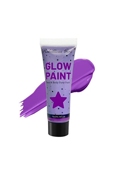SELA Neon Paint for Face and Body 10 ml Glow Paint Purple 08