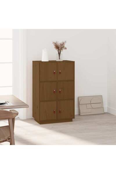 Concept Dulap înalt, maro miere, 67x40x108,5 cm, lemn masiv de pin