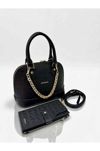 Just Polo Original Women's Chain Detailed Luxury Design Hand & Shoulder Bag a...