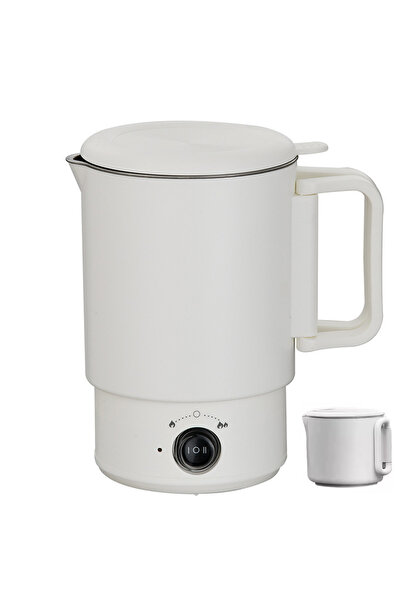 Sumkyle Small Portable Electric Kettle, 0.8L Foldable Mini Travel Electric Ke...