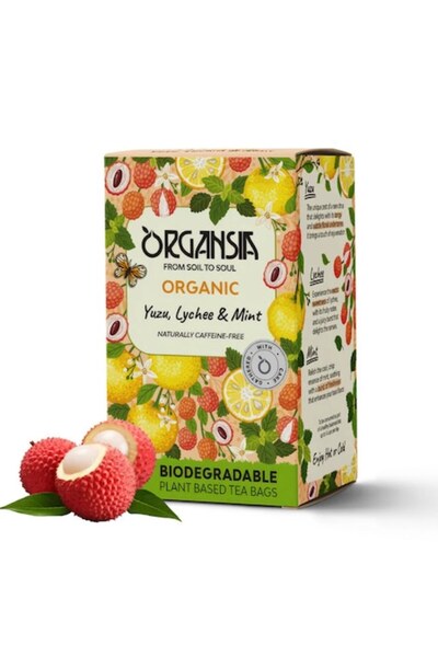 ORGANSIA - Organic Tea with Yuzu, Lychee and Mint