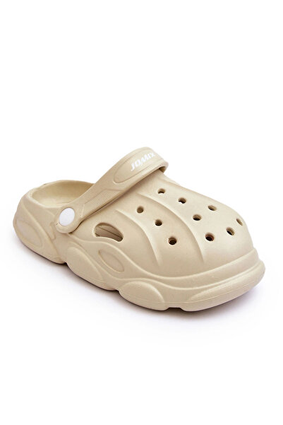 BOTO Papuci de casă pentru copii Crocs, bej, nuanțe de 32/33