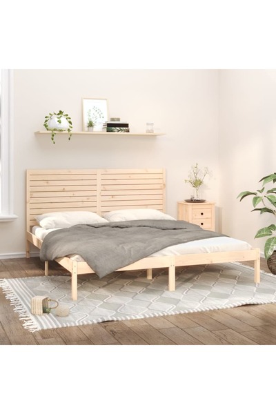 Concept Cadru de pat Super King 6FT, 180x200 cm, lemn masiv