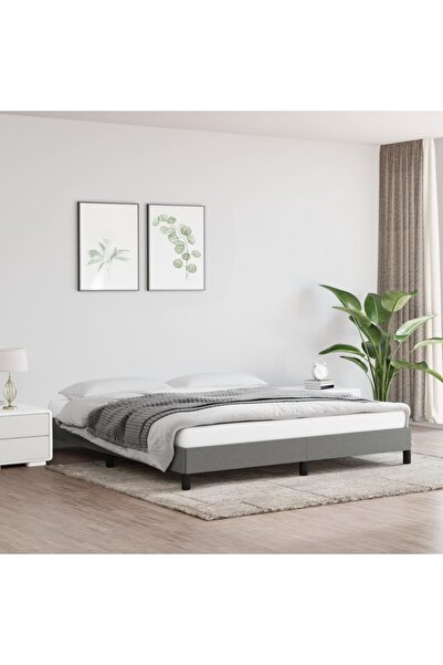 Concept Σκελετός κρεβατιού, σκούρο γκρι, 160 x 200 cm, ύφασμα