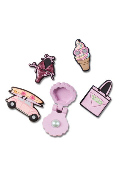 Crocs Jibbitz Girly Beach Trip 5 Pack