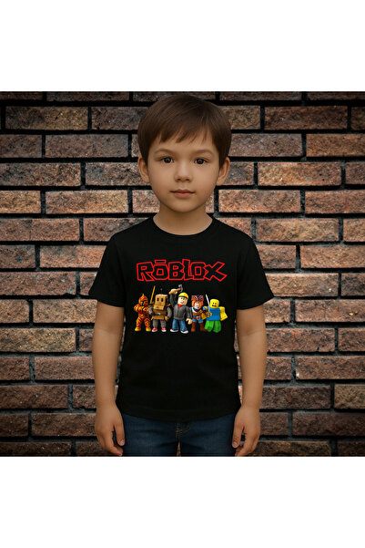 CXO Craft Kids T-Shirt With Printed, ROBLOX, Cotton
