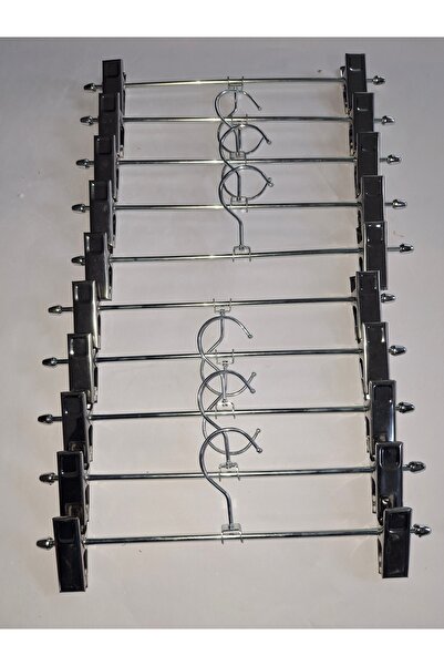 wei Umerașe Inox F. Solide, 31,5cm cu Clipsuri Inox, 10/set