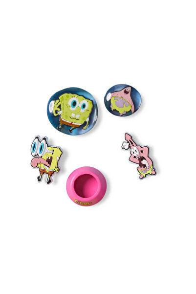 Crocs Jibbitz Μπομπ Σφουγγαράκης Φούσκα Πακέτο 5 τεμαχίων