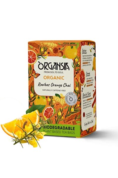 ORGANSIA - Organic Tea with Orange Chai, 18 bags