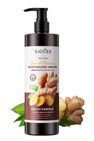 SADOER بلسم مرطب وناعم بخلاصة الزنجبيل النباتي (500 مل).