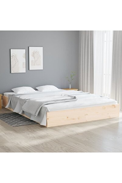 Concept Cadru de pat Super King 6FT, 180x200 cm, lemn masiv