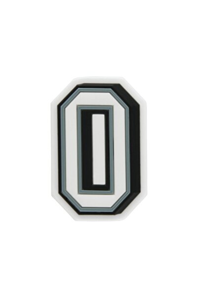 Crocs Jibbitz Ασπρόμαυρο Αριθμός 0