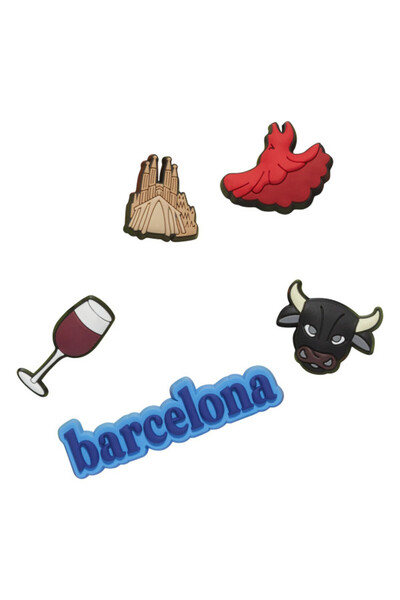 Crocs Jibbitz Barcelona Wanderlust Collection 5 Pack