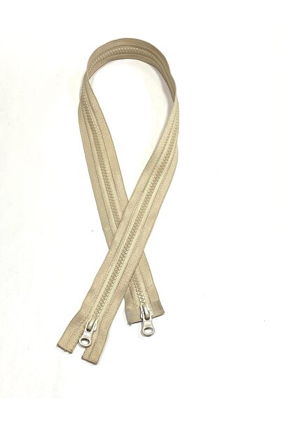 karantuhafiye Coat Zipper Double Way / 70 cm / Cappuccino Color / Bone Tooth ...