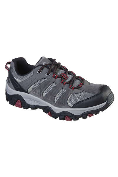 SKECHERS Men's Hiking Shoes Pine Trail Gray EU 42.5