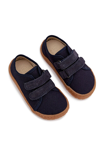 Froddo Pantofi sport de interior pentru copii Barefoot Canvas G1700440-2 bleu...