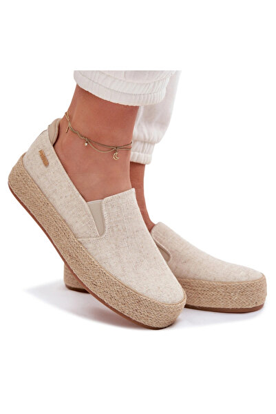 Big Star Shoes Women's Platform Espadrilles Big Star TT274089 Beige 42