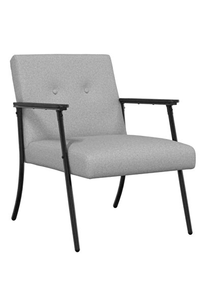 vidaxl Cloudy grey armchair 59 x 75 x 78 cm fabric