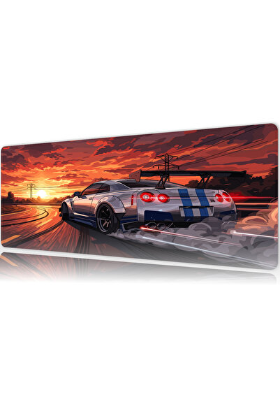 urzuva Araba Modelleri Street Phantom Gaming Oyuncu XL Mouse Pad Mousepad 70x...