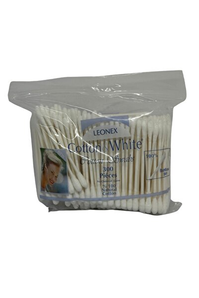 LEONEX Cotton swabs (300 pieces) – with paper shaft