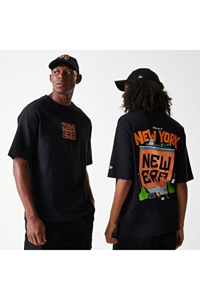 NEW ERA Tricou grafic negru