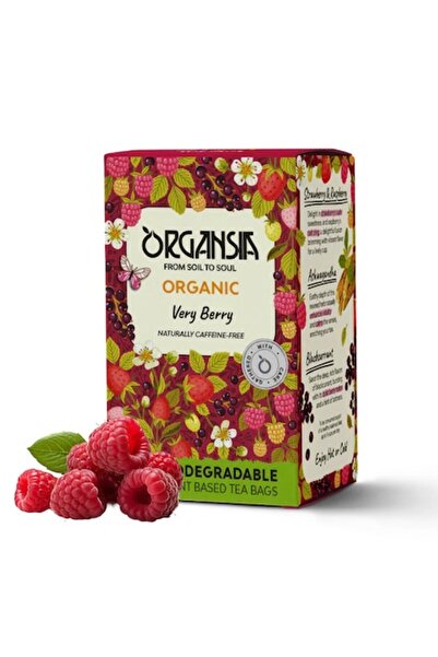 ORGANSIA - Organic Very Berry Tea, 18 bags