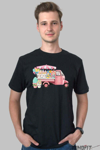 GILDAN Μπλουζάκι με χαρούμενα χρώματα και λουλούδια