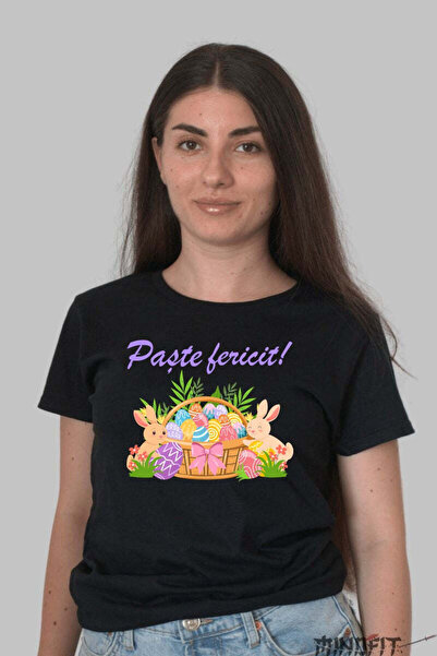 GILDAN Tricou Paste Fericit Iepurasi Langa Cosuletul Pregatit