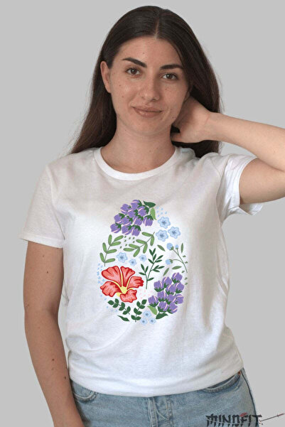 GILDAN Tricou Floral Armonie In Stil Si Natura
