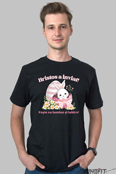 GILDAN Tricou Hristos A Inviat Iepuras Cu Oua De Paste
